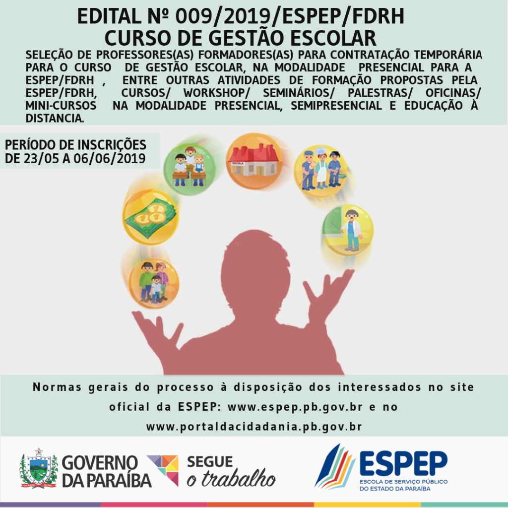 BANNER EDITAL 09/2019 - GESTÃO ESCOLAR