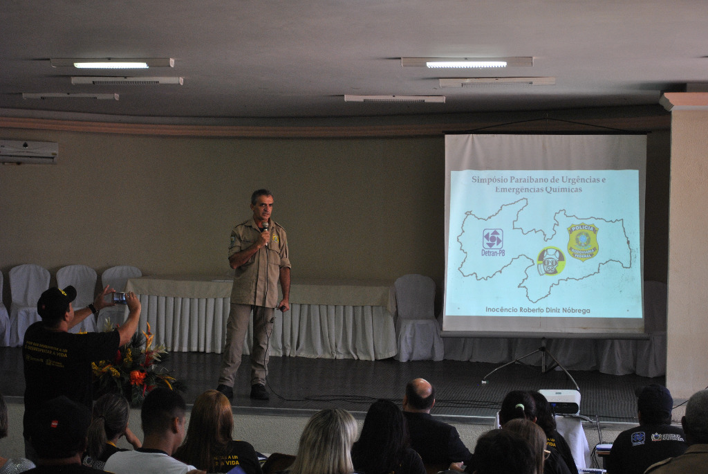 Solenidade de abertura I simposio de Emergências Quimicas