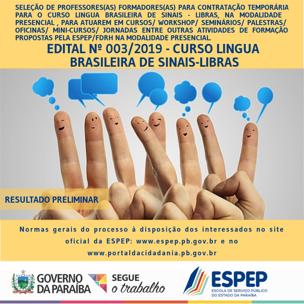 PRELIMINAR EDITAL- 003-2019-LIBRAS