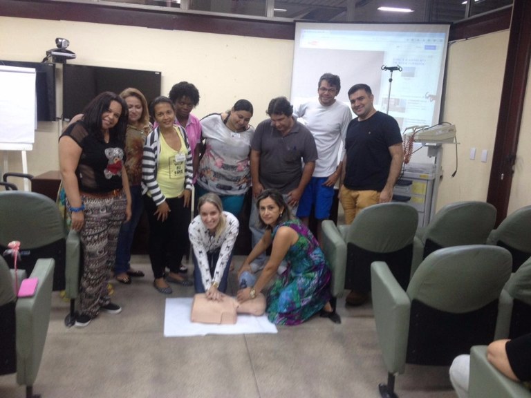 Turma de Suporte Avaçado no Hospital de Trauma em joão pessoa