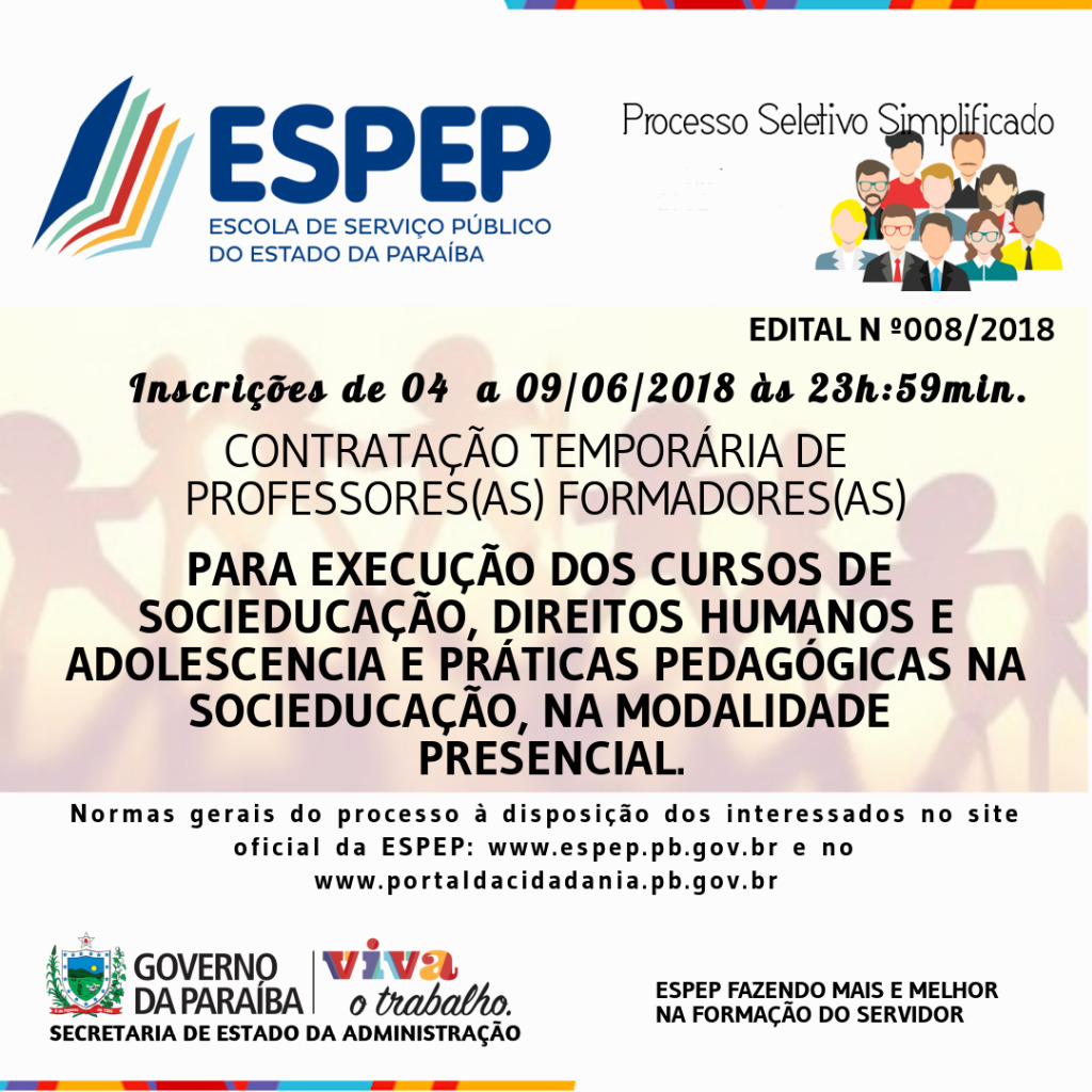 EDITAL 008-2018 BANNER 