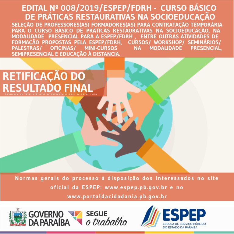 Clique aqui e confira as retificações