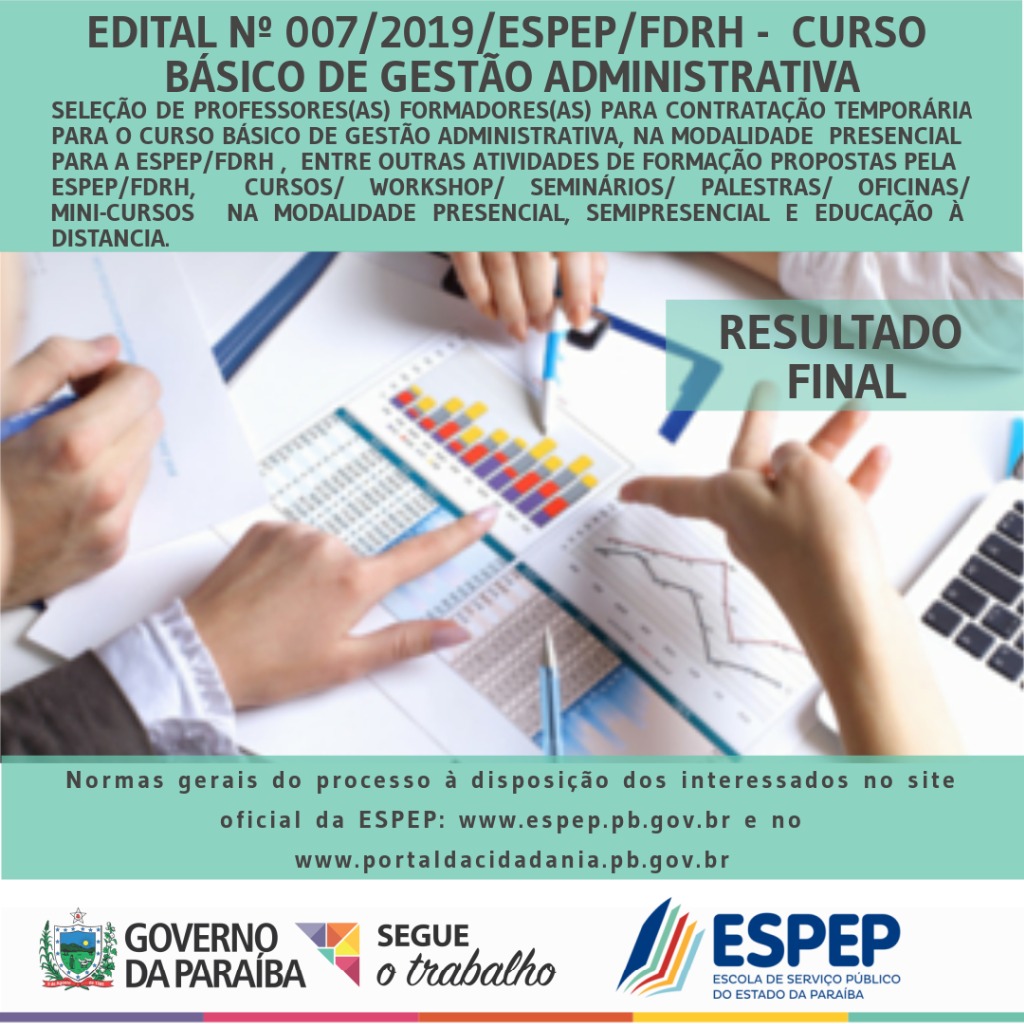 EDITAL 007/2019/ESPEP/FDRH - FINAL