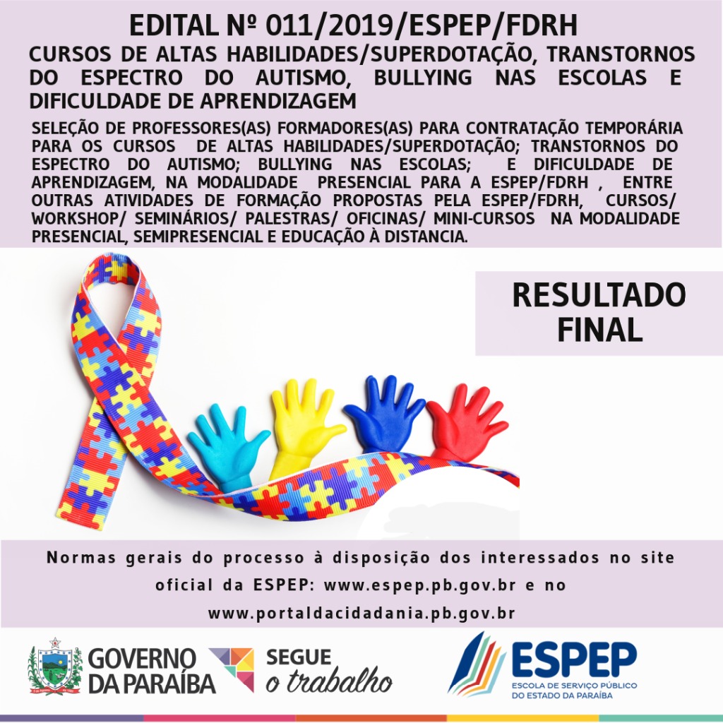 BANNER RESULTADO FINAL - EDITAL 11