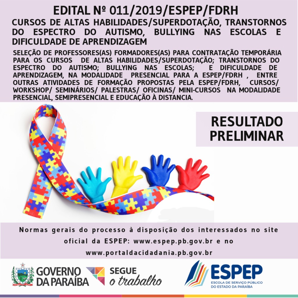 BANNER -PRELIMINAR - EDITAL 11