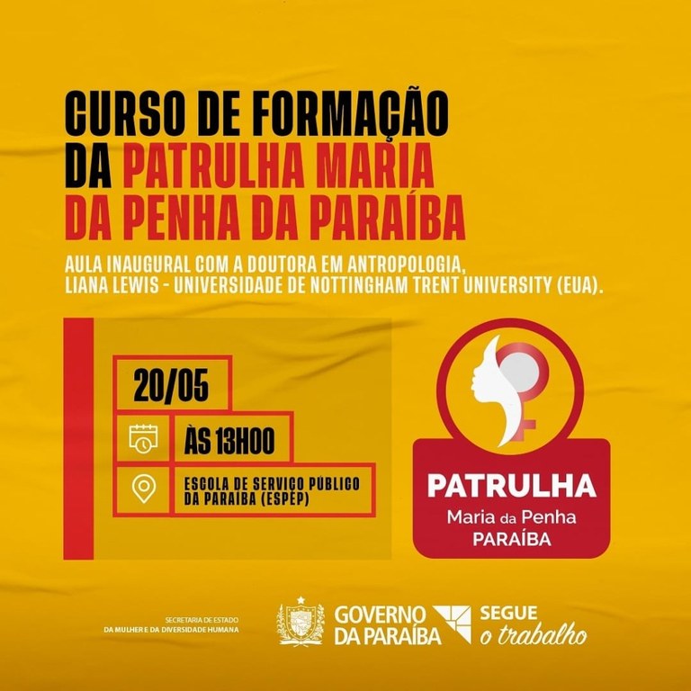 Formação Patrulha Maria da Penha