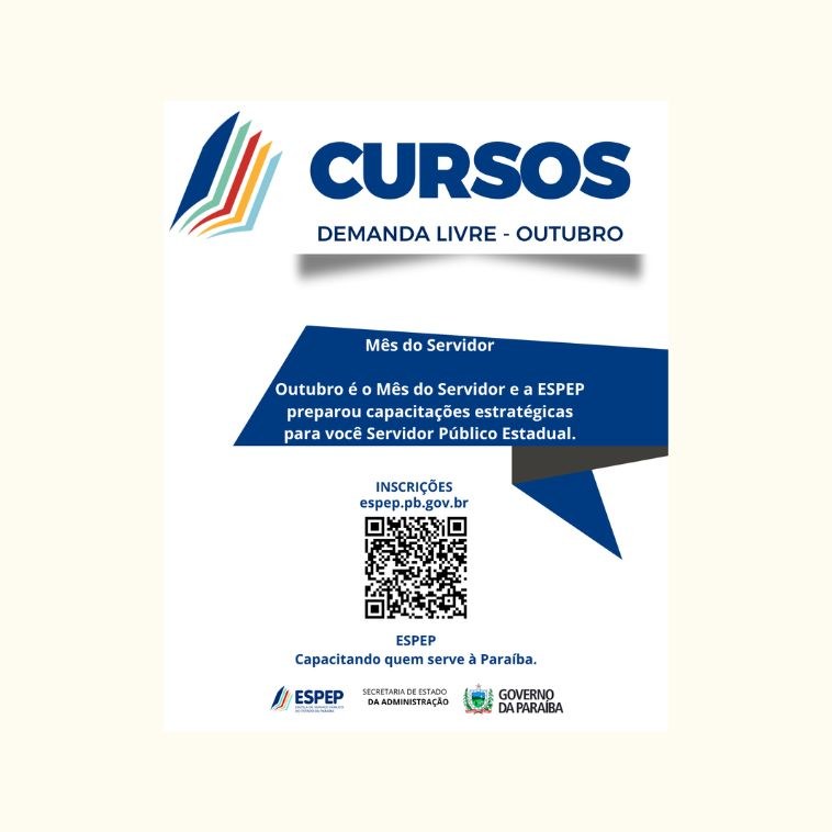 Mês do Servidor: ESPEP oferece cursos estratégicos para servidores públicos estaduais