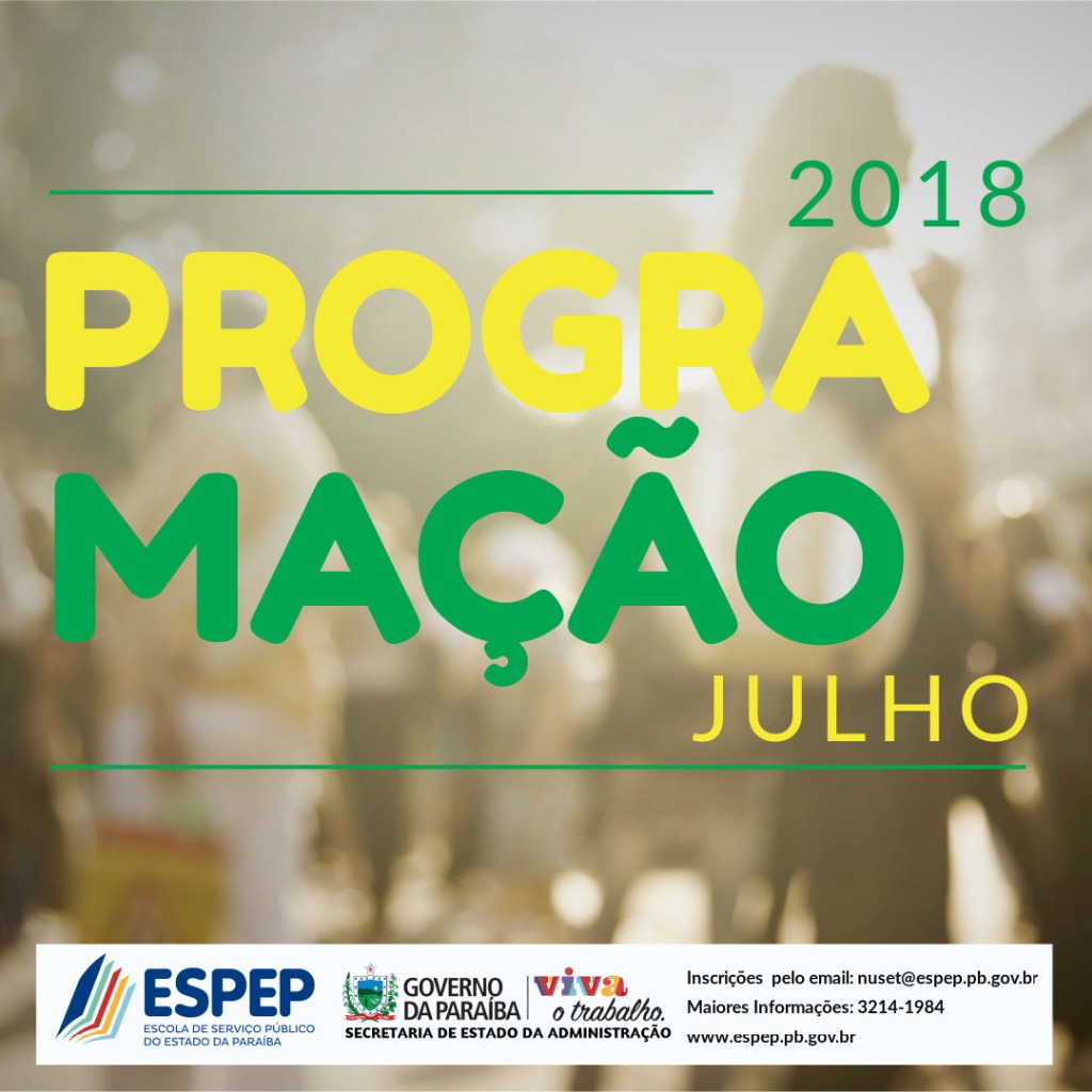 Banner - Programação07/18-joãopessoa