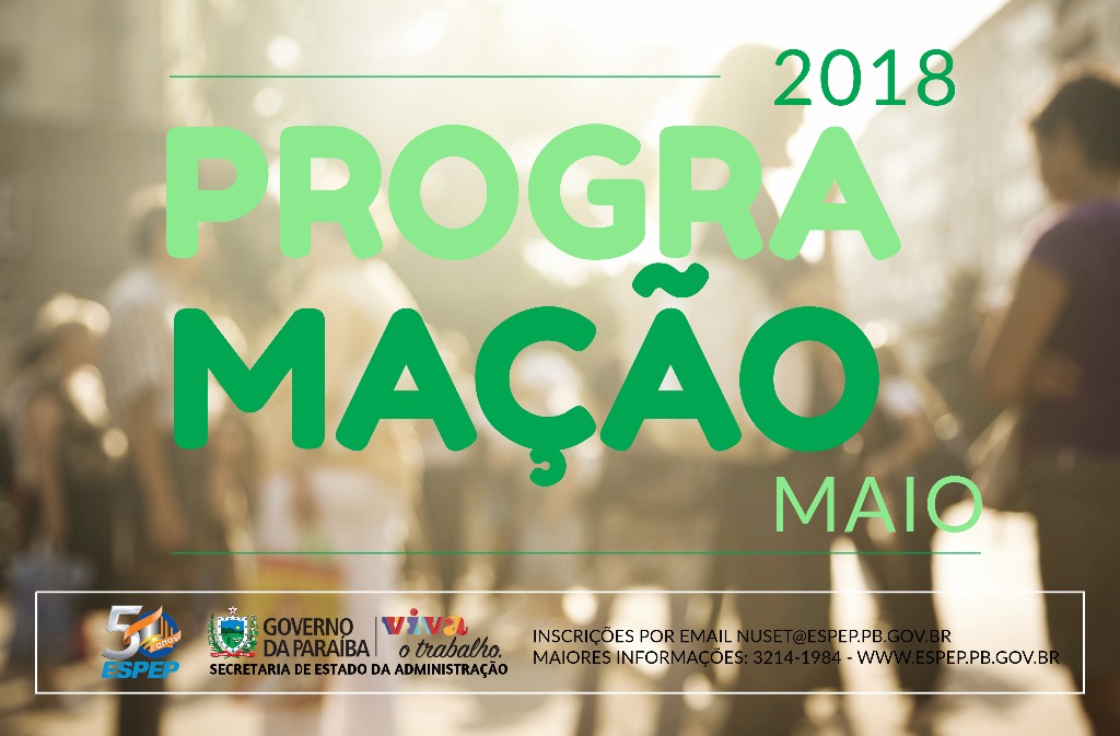 BANNER PROGRAMAÇÃO MAIO18