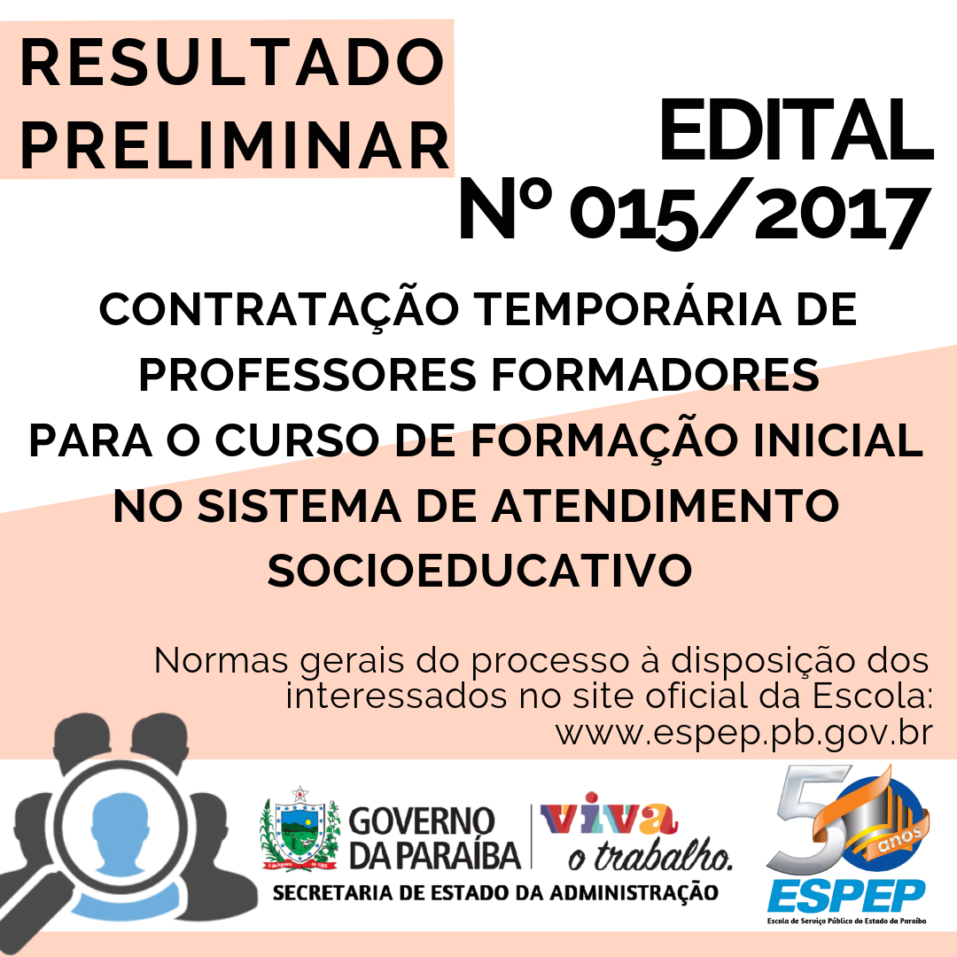 BANNER-RESULTADO PRELIMINAR EDITAL 152017