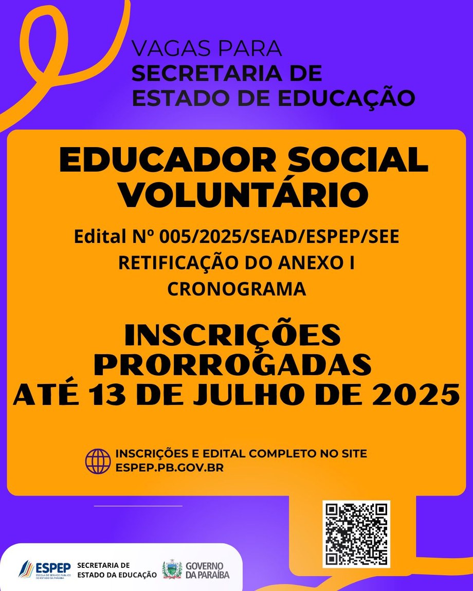 VAGAS PARA EDUCADOR SOCIAL